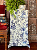 Indigo Floral IOD Paint Inlay