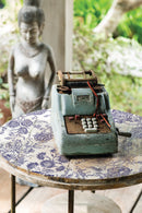 Indigo Floral IOD Paint Inlay